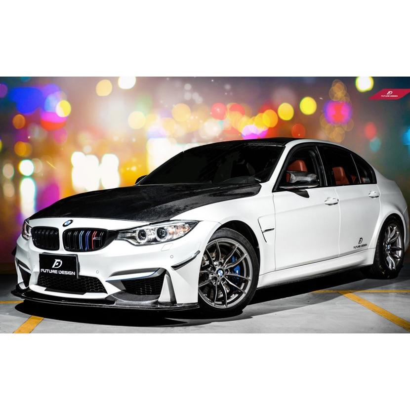 BMW F82 F83 M4 フロント用カーボンリップスポイラー DryCarbon 本物