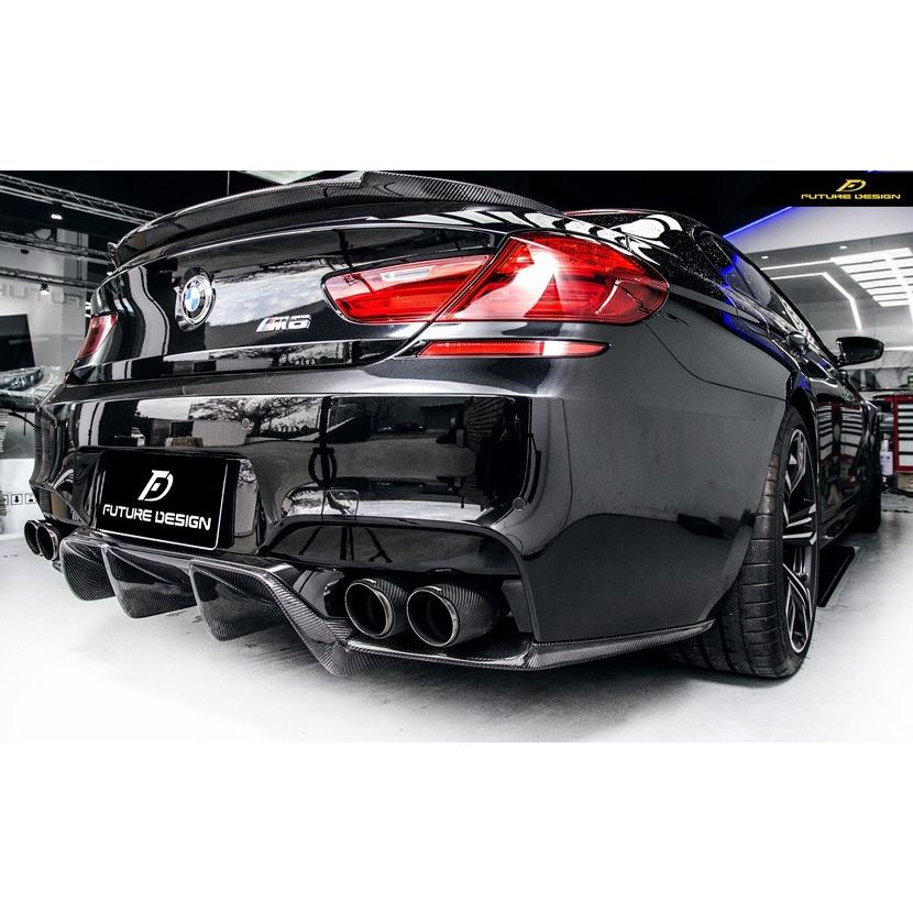 BMW 6シリーズ F06 F12 F13 M6バンパー用カーボン ディフューザー 