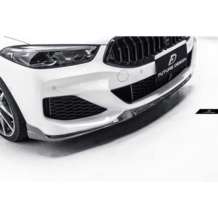 【値下げ⭕️】 【FUTURE DESIGN】BMW 8シリーズ G14 G15 Mスポーツ フロント用 リップスポイラー 本物DryCarbon ドライカーボン カスタム エアロ M パフォーマンス 840 850 【A3140572064】(112200円)