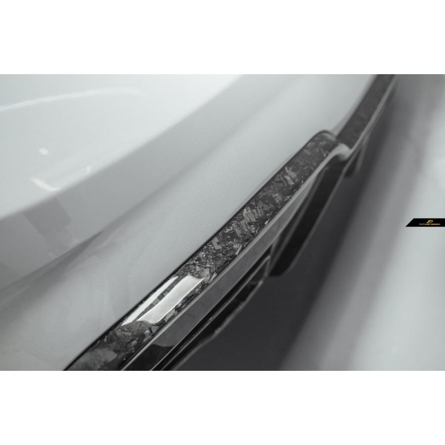 正規店仕入れの 【FUTURE DESIGN】BMW 3シリーズ G20 G21 Mスポーツ M340i リアバンパー用 ディフューザー フォージド 鍛造 本物DryCarbon ドライカーボン エアロ カスタム