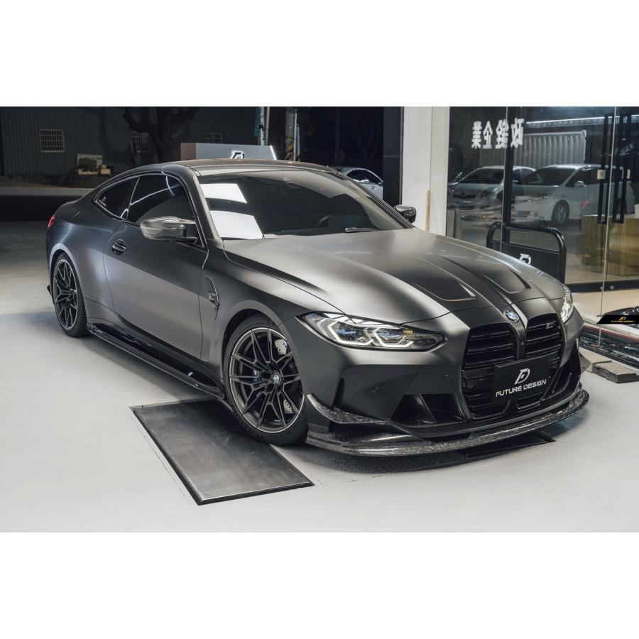 FUTURE DESIGN】BMW 4シリーズ G82 M4 サイドスカート 本物DryCarbon