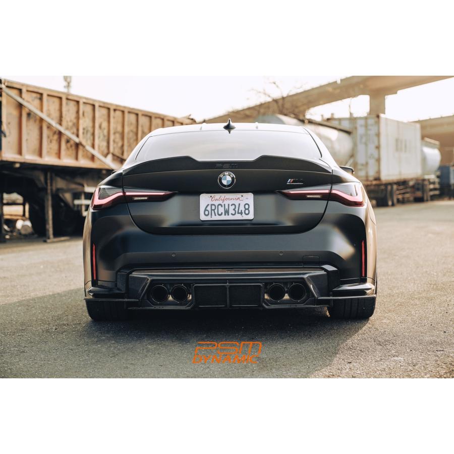 【PSM DYNAMIC 正規品】BMW Mシリーズ G80 M3 G82 M4 リア用 ディフューザー 本物DryCarbon ドライ ...