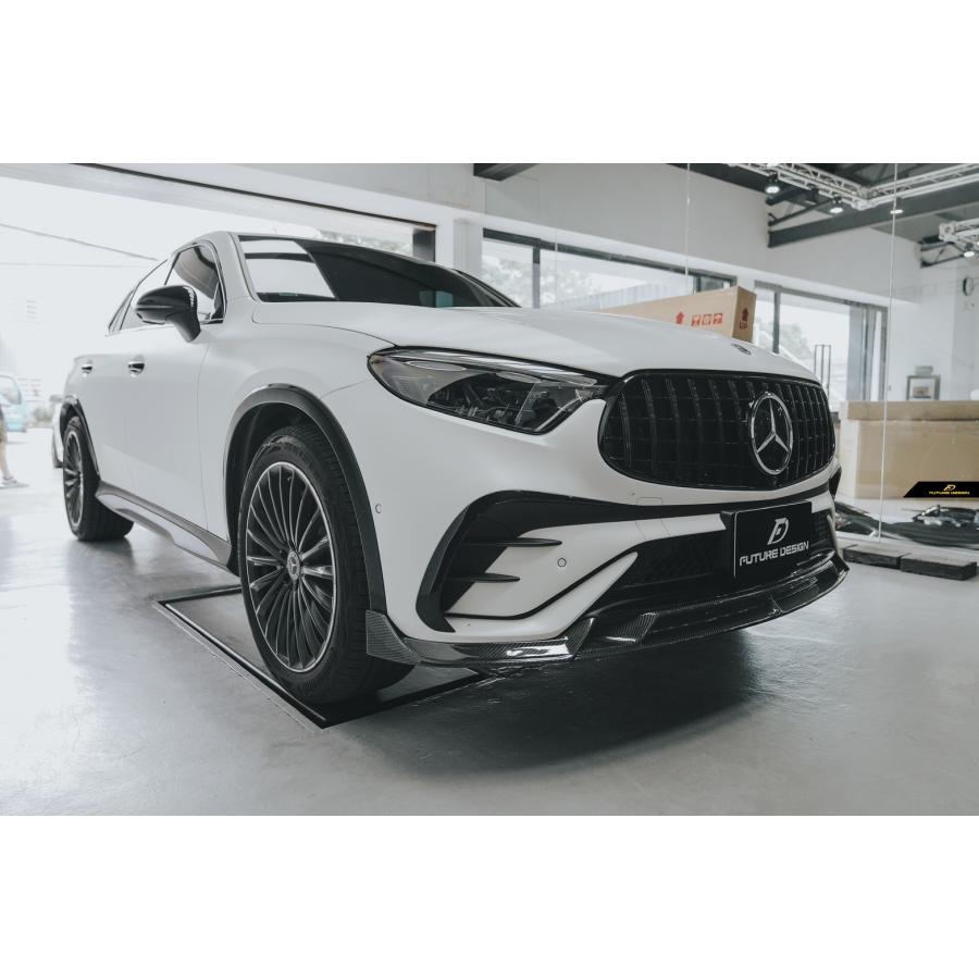 【FUTURE DESIGN】BENZ メルセデス・ベンツ GLC X254 C254 SUV クーペ フロントバンパー用 リップスポイラー ...