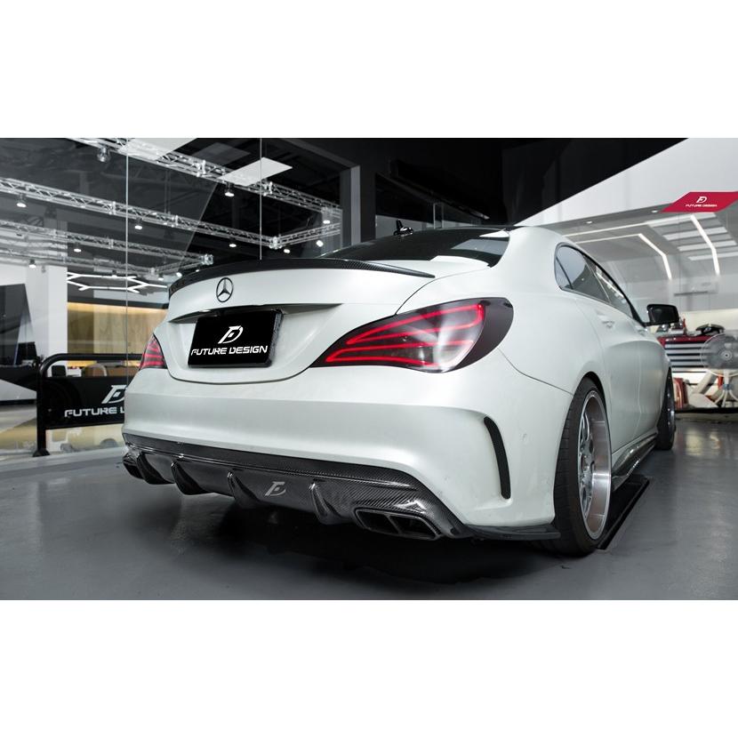 BENZ ベンツ CLAクラスW117 AMGリアバンパー用カーボン ディフューザー 