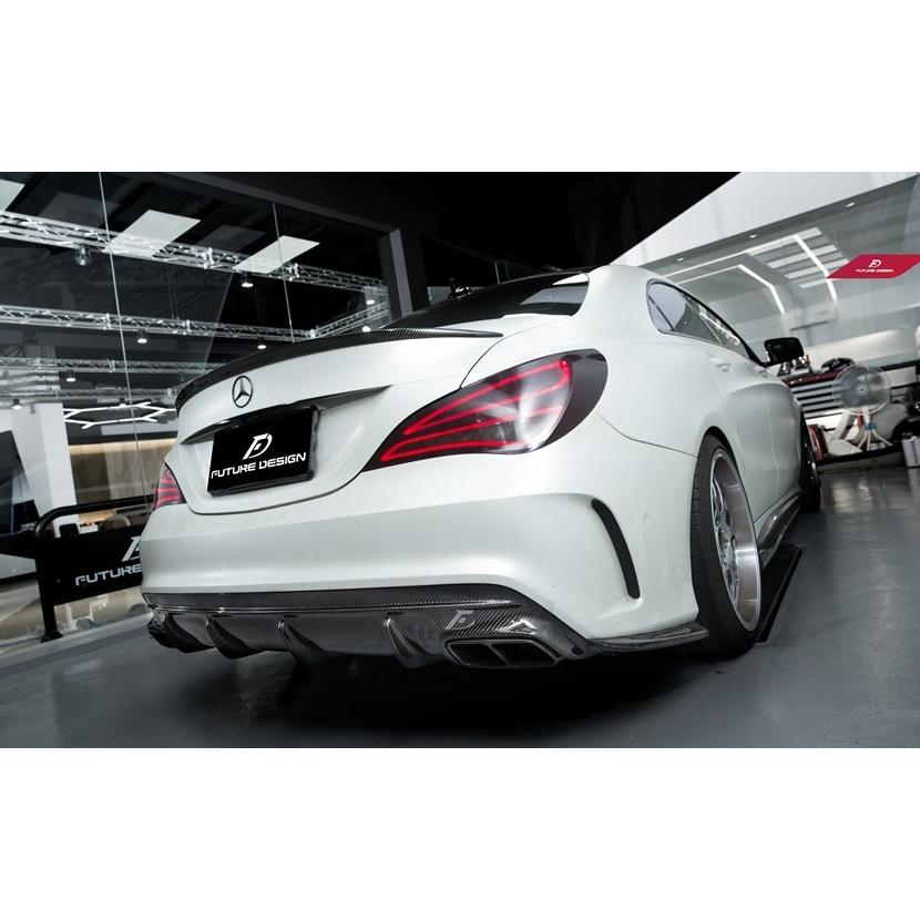 BENZ ベンツ CLAクラスW117 AMGリアバンパー用カーボン ディフューザー