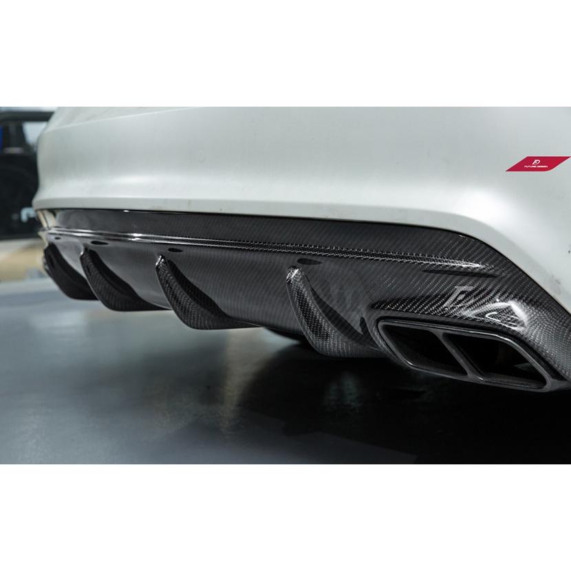 BENZ ベンツ CLAクラスW117 AMGリアバンパー用カーボン ディフューザー