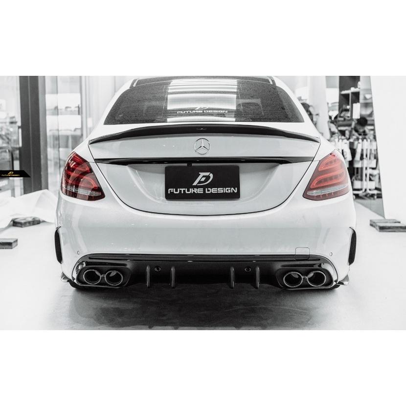 BENZ ベンツ Cクラス W205 S205 AMGリアバンパー用改造型 C43 ルック