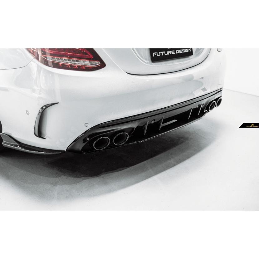 ベンツcクラスアバンギャルドRディフュザー Amazon | カーボン製 リア ディフューザー for Mercedes Benz W205