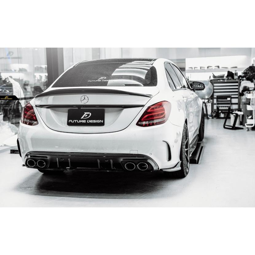 01春夏新作 メルセデスベンツ Cクラス前期 W5 Amg ディフューザー リアパネル 送料無料3個セット 自動車 オートバイ Rspg Spectrum Eu