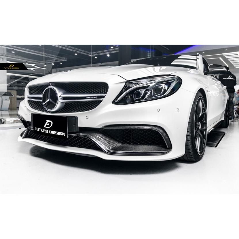 新品未使用　ベンツ cクラス W205 C63 AMGフロントエアベントカバー BENZ ベンツ Cクラス W205 C63 フロントバンパー用カーボン