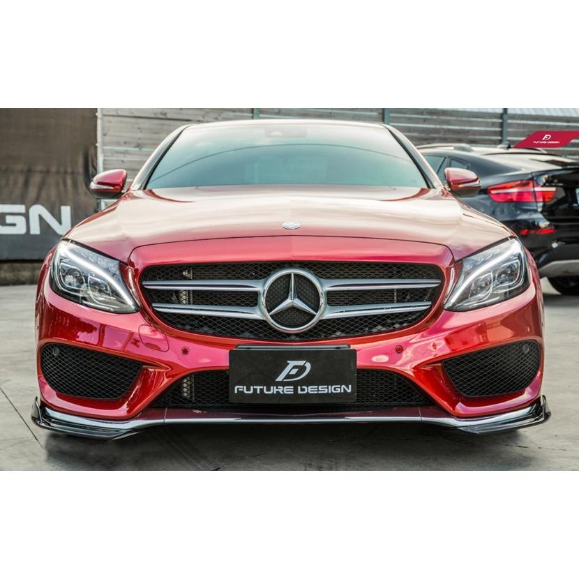BENZ ベンツ W205 C205 S205 AMGフロントバンパー用カーボンカナード