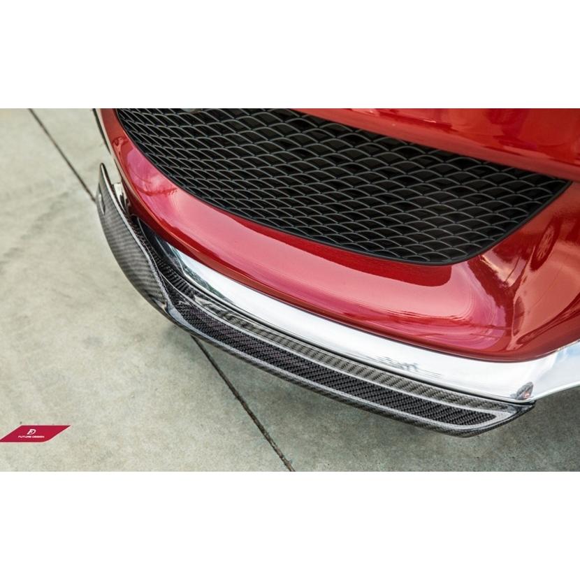 BENZ ベンツ W205 C205 S205 AMGフロントバンパー用カーボンカナード