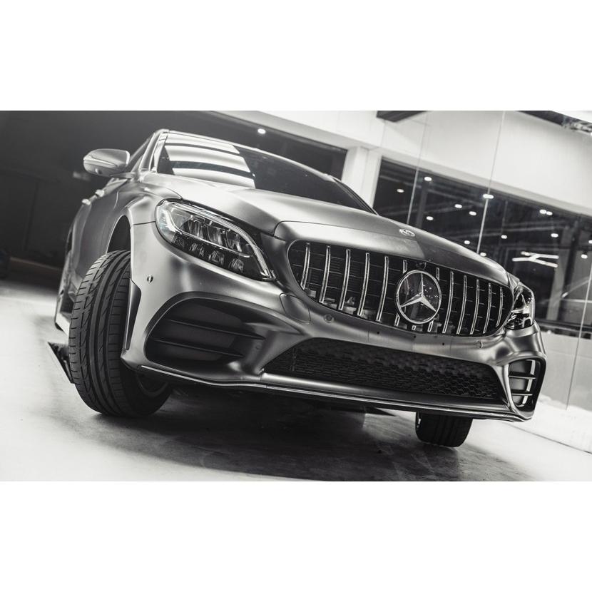 ベンツ Cクラス W205 GTスタイル フロントグリルクロームシルバー BENZ ベンツAMGパナメリカーナグリル W205 S205 C205 Cクラス 後期用