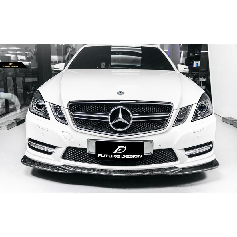 BENZ メルセデスベンツ Eクラス W212 AMGフロントバンパー用リップスポイラー 本物Carbon カーボン エアロ GH スタイル