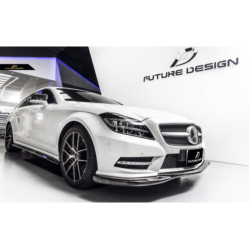 BENZ ベンツ CLS W218 AMGフロントバンパー用 カーボンリップ
