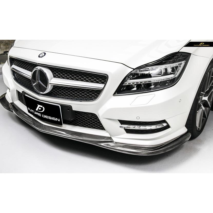 BENZ ベンツ CLS W218 AMGフロントバンパー用 カーボンリップ