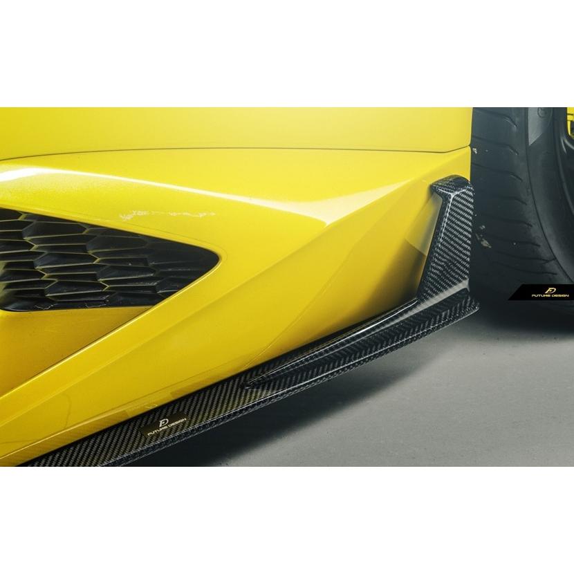 Lamborghini ランボルギーニ Huracan ウラカン LP610-4 FD サイドスカート 本物DryCarbon ドライカーボン｜meteo88｜04
