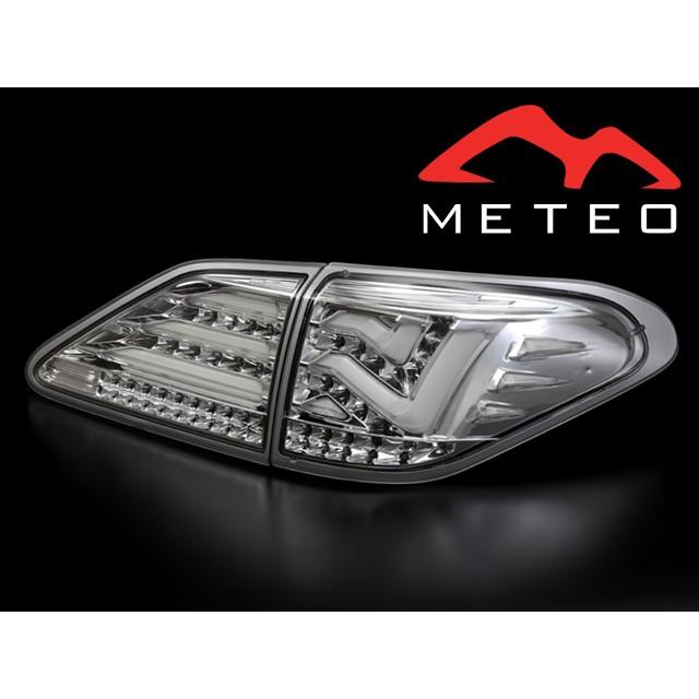 METEO レクサス 10系 RX270 RX350 RX450h LEDファイバー テールランプ オールクリア 前期 後期 C