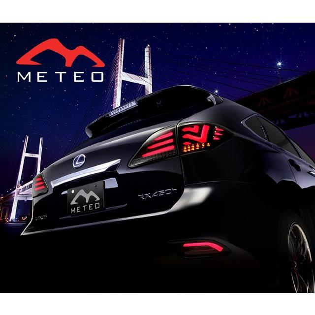 METEO レクサス 10系 RX270 RX350 RX450h LEDファイバー テールランプ オールクリア 前期 後期 C_1