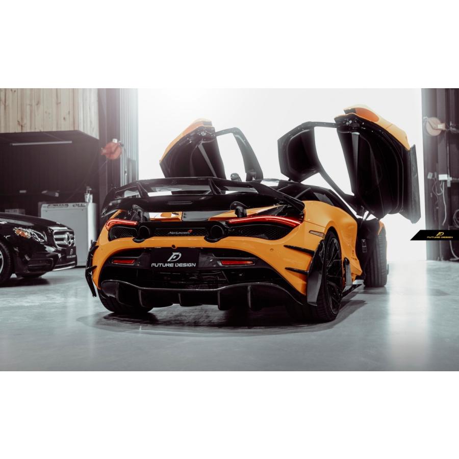 FUTURE DESIGN McLaren マクラーレン 720S リア用 ディフューザー 本物Drycabon ドライカーボン パフォーマンス エアロ カスタム
