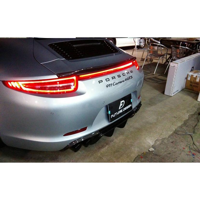 ポルシェ 911 991 トランク用 リア VRSタイプ Carbon Drycarbon 本物