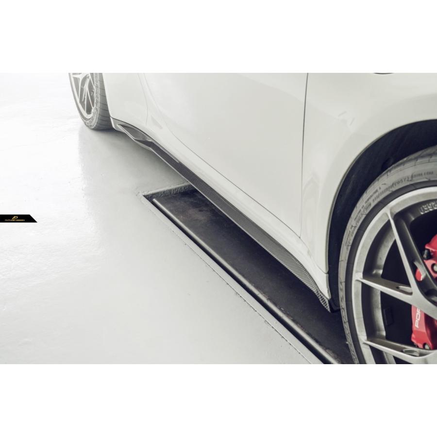 【FUTURE DESIGN】ポルシェ 911 992 Carrera カレラ サイド スカート 本物Drycarbon ドライカーボン カスタム エアロ｜meteo88｜03