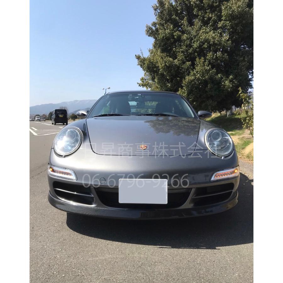 ポルシェ997カレラLEDウィンカー クリアレンズ 2個セット前期方 ポルシェ 997 911 LED DRL 前期専用 991スタイル フロントランプ