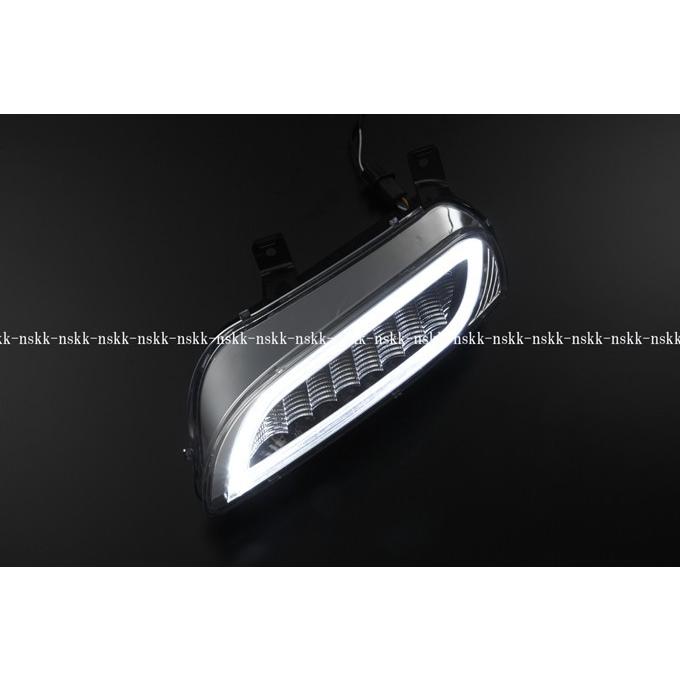 ポルシェ997カレラLEDウィンカー クリアレンズ 2個セット前期方 ポルシェ 997 911 LED DRL 前期専用 991スタイル フロントランプ