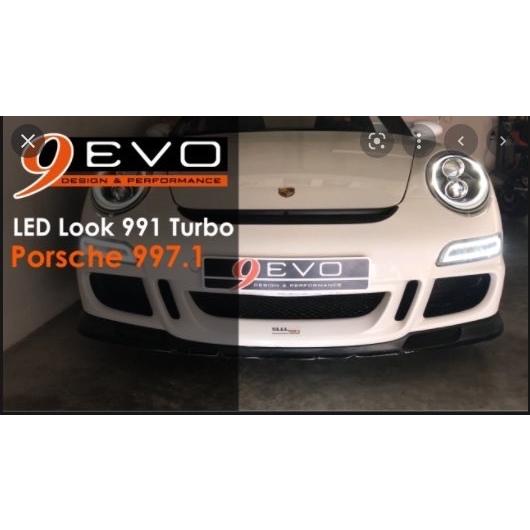 ポルシェ  純正 LEDウインカー 左 ポルシェ 997 911 LED DRL 前期専用 991スタイル フロントランプ