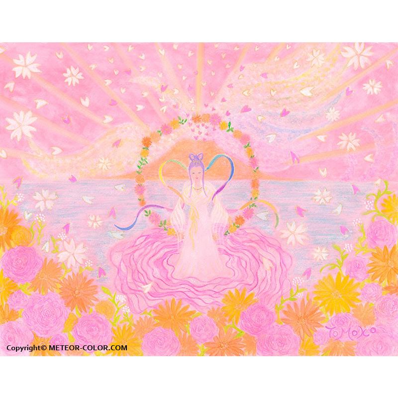 オーラヴィジョンアート 1 重ねてきた光の魅力 木花咲耶姫 コノハヤサクヤヒメ ポストカードサイズ Avc 1 神様の島からの贈り物2 通販 Yahoo ショッピング