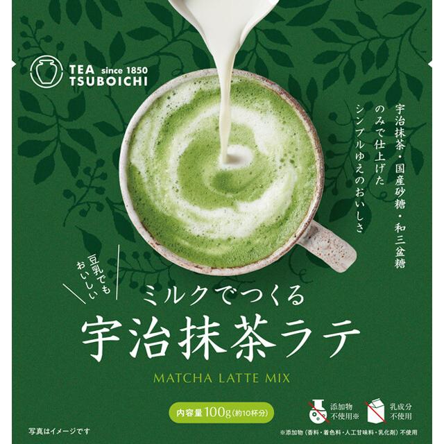 つぼ市製茶本舗 ミルクでつくる宇治抹茶ラテ 100g メール便 : Le つぼ市製茶本舗 ミルクでつくる宇治抹茶ラテ 100g メール便 : Le
