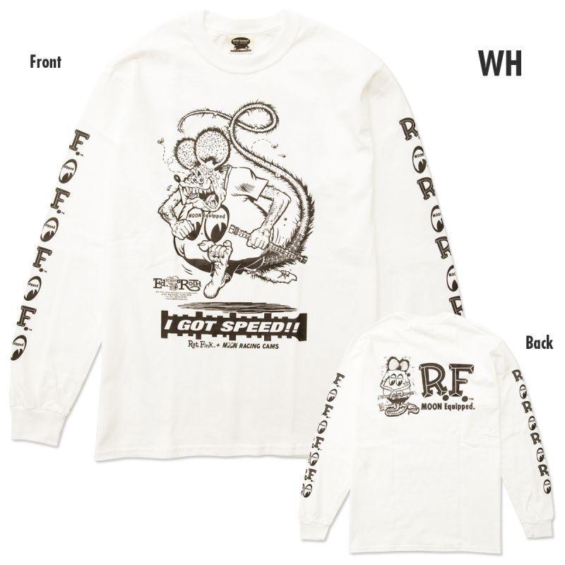 Rat Fink X Moon Equipped ロング スリーブ Tシャツ Mooneyes ムーンアイズ Mqtl153 Lサイズ Moon198 Metokibase 通販 Yahoo ショッピング