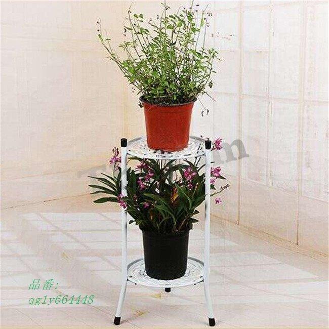 市販 フラワースタンド プランタースタンド フラワーラック 多機能 植木 スタンド 玄関 植物棚 北欧 花台 植物 屋外室内 観葉植物 棚 2段式 簡単組み立て