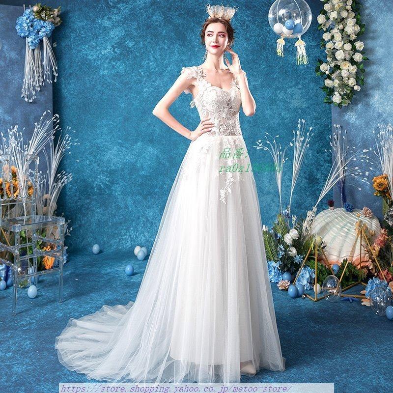 史上一番安い ウェディングドレス 二次会 花嫁ドレス 結婚式 ドレス パーティードレス 大きいサイズ おしゃれ 披露宴 Aライン 二次会 シンプル ロングドレス 安い Aライン サイズ Xxs X E Is