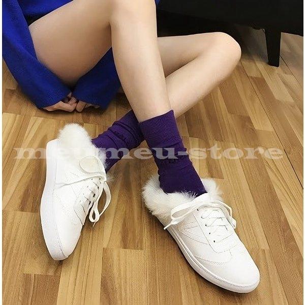 プライスダウン30 Off スニーカー レディース 靴 スリッポン ファー付きスニーカー ホワイト ラウンドトゥ レースアップ かかとなし カジュアル 履きやすい フラット 白ラ Meu Hiqsl235 ミユミユストア 通販 Yahoo ショッピング 魅了 Www Skylanceronline Com