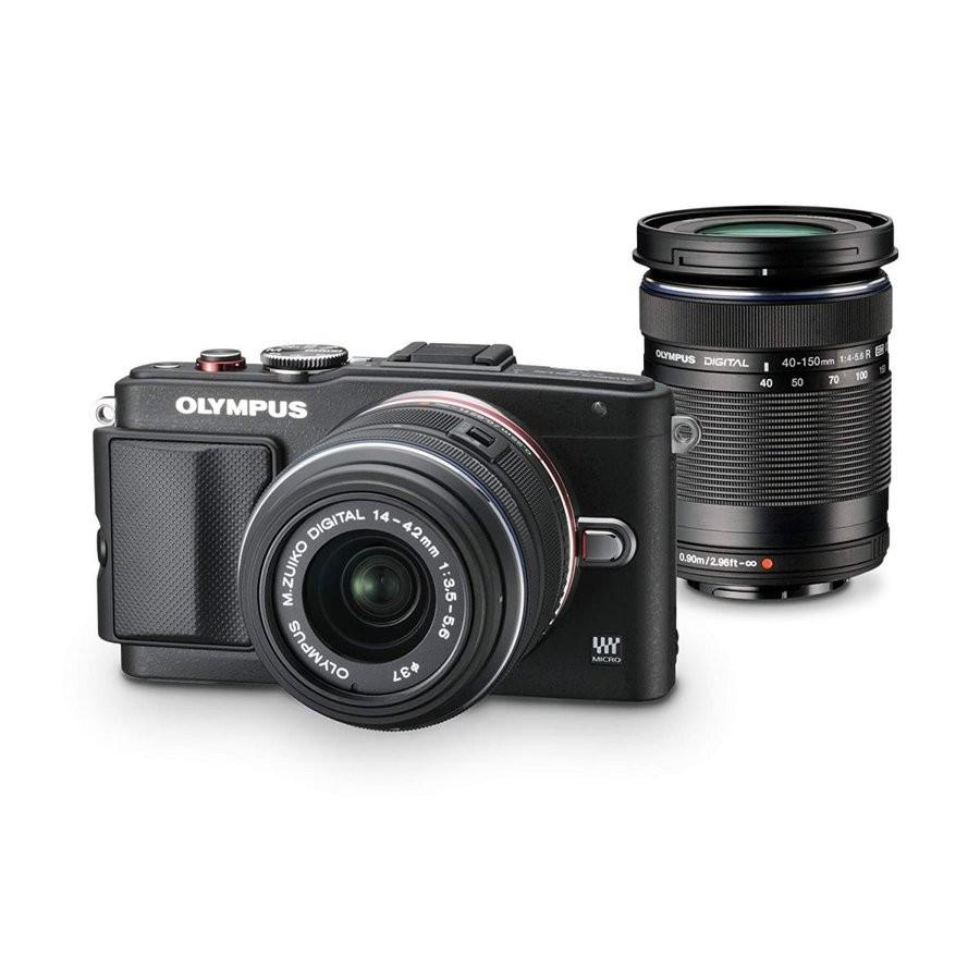 新作入荷!! 送料無料 ミラーレス一眼 オリンパス OLYMPUS E-PL6 ダブル