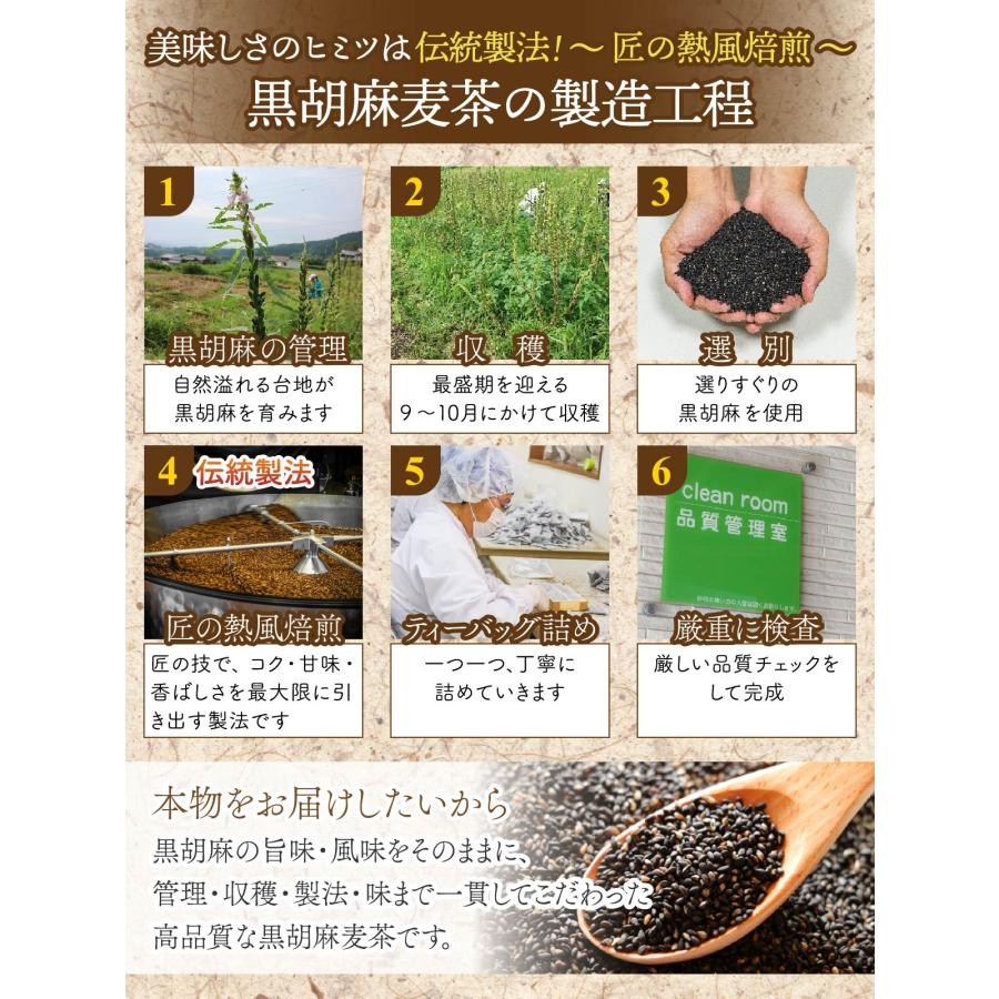 医師監修 黒胡麻麦茶 5g×100包 ノンカフェイン・カロリーゼロ 国内製造