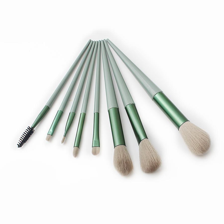 メイクブラシ セット コンパクト メイクブラシセット 8本セット ポーチ