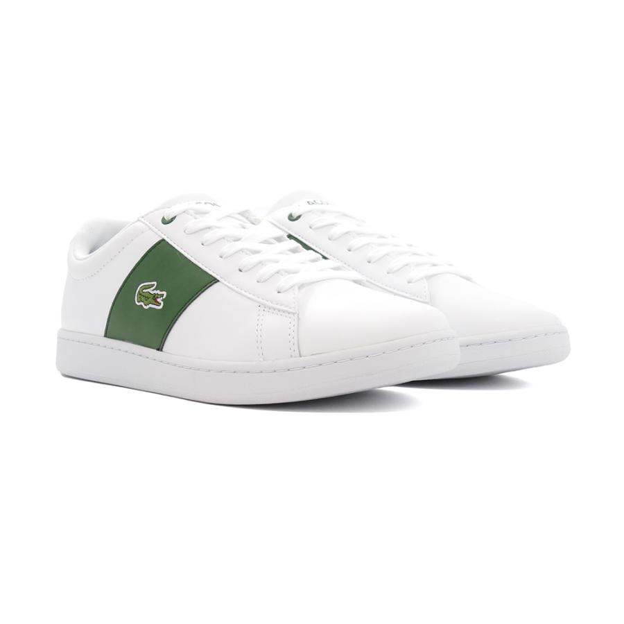 スニーカー ラコステ LACOSTE カーナビー01214 1R5 ホワイト/ダークグリーン 白 SM00632-1R5 メンズ シューズ 靴｜mexico｜05