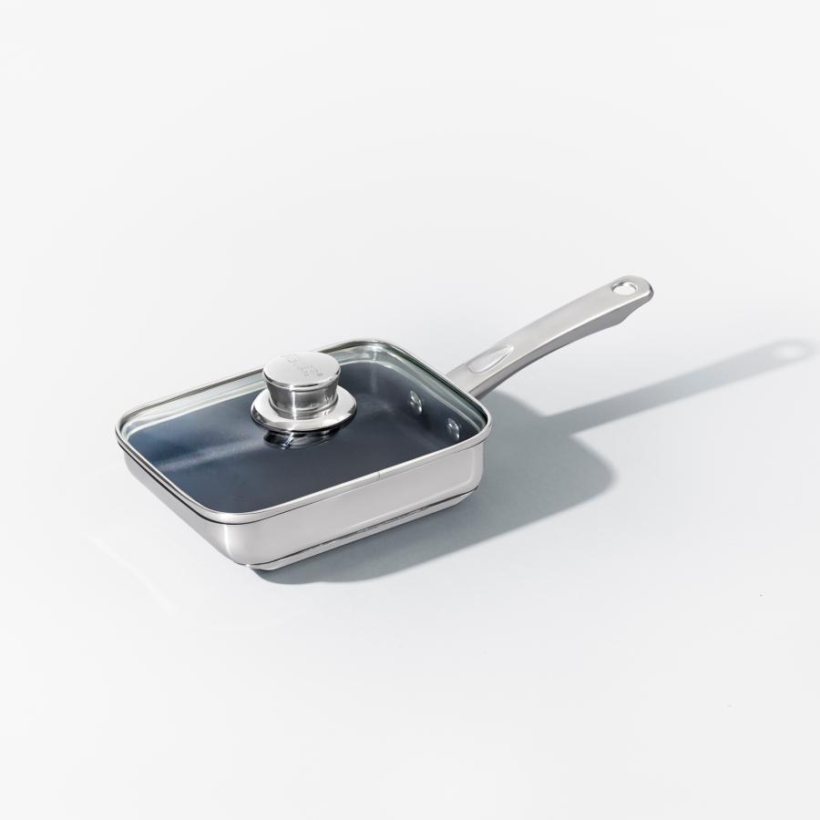 MEYER（マイヤー） マキシム SS 蓋付エッグパン 18cm [ IH/ガス対応