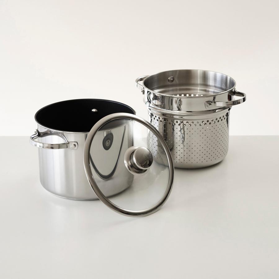 新品未使用　MEYER マイヤー マキシム 4点セット MEYER（マイヤー） マキシム プレミアムパスタセット[IH/ガス対応