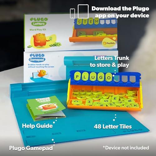 公認店 Playshifu 知育玩具 Plugo letters プルゴレターズ Plugoシリーズ AR活用英語学習 STEAM 専用アプリ 年齢に合わせた