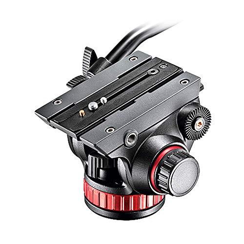 Manfrotto 2WAY雲台 プロフルードビデオ雲台 フラットベース アルミニウム製 MVH502AH フラットベース MVH502AH
