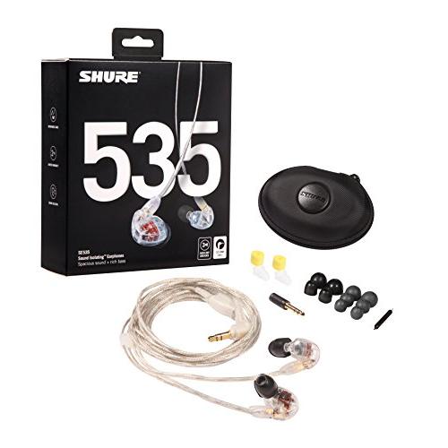 SHURE イヤホン SEシリーズ SE535 カナル型 クリアー SE535-CL-A