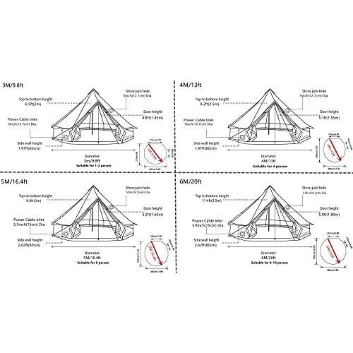 ランキング上位のプレゼント D R 直径3メ アウトドア キャンプ場のホテルテント ファミリーツーリング コットンベルテント 上 下ストーブジャケット2個付き 3 4 5 6ｍ ツーリングテント Www Economistascadiz Com