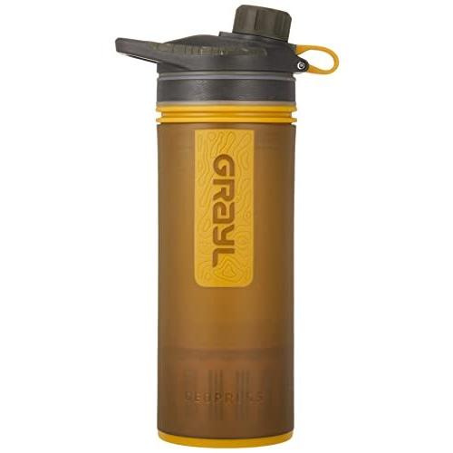 グレイル(Grayl) アウトドア 浄水ボトル ジオプレスピュリファイヤー コヨーテアンバー 1899153 26.5cm×8.6cm(H×W)