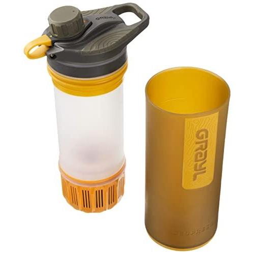 【新品 送料込み】 グレイル(Grayl) アウトドア 浄水ボトル ジオプレスピュリファイヤー コヨーテアンバー 1899153 26.5cm×8.6cm(H×W) 【C1720117250】(9435円)