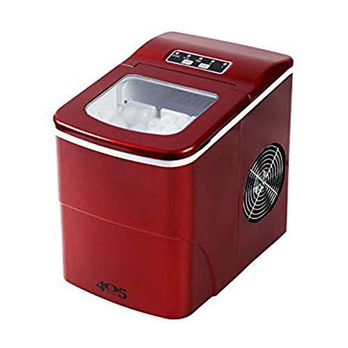405 新型高速自動製氷機 氷ドンドン コンパクト レッド 405-imcn02 (レッド)