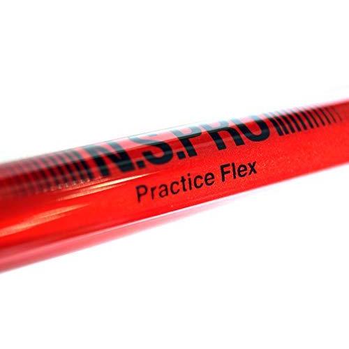 コモコーメ ＆ NSプロ プラクティス アイアン ゴルフ スイング 練習器 高弾道養成 極柔 ふにゃふにゃ シャフト 