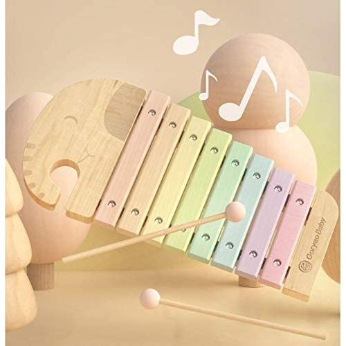 ぞうさん 木琴 木のおもちゃ モンテッソーリ教具 知育玩具 楽器